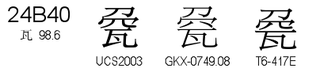 U+24B40